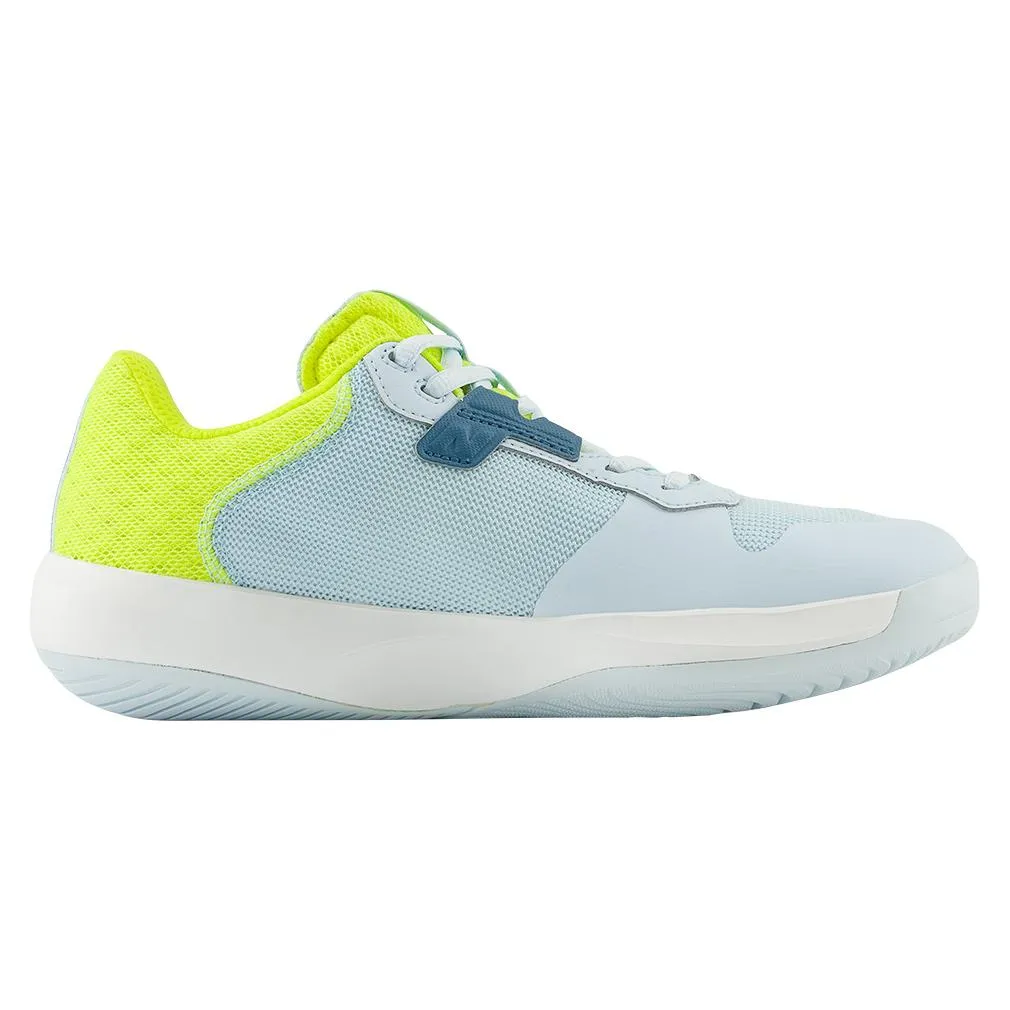 Women's 696v6 D Width Tennis Shoes Quarry Blue and Firefly