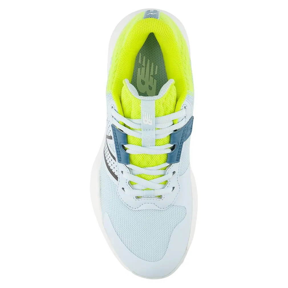 Women's 696v6 D Width Tennis Shoes Quarry Blue and Firefly