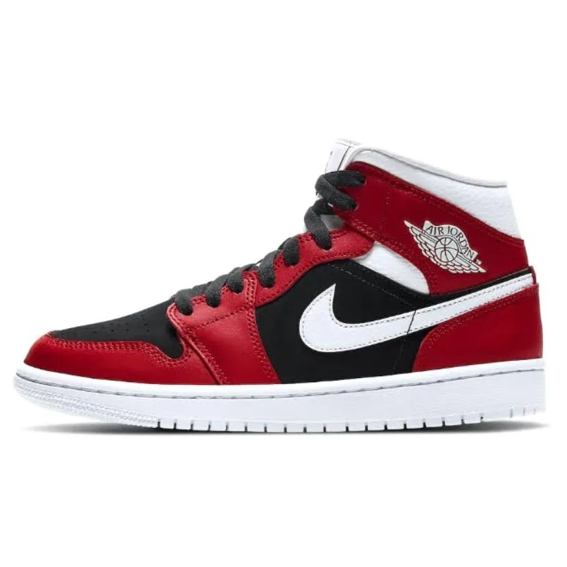 Women's Air Jordan 1 Mid Gym Red Black