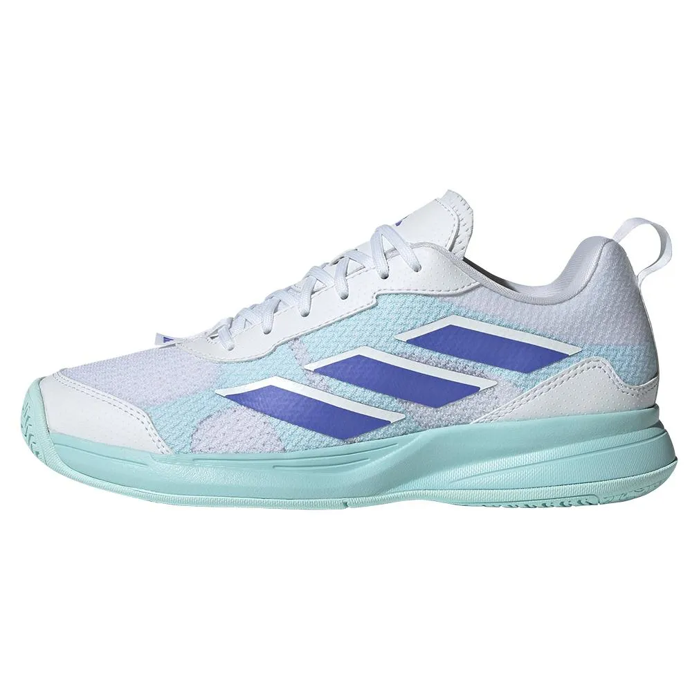 Womens AvaFlash Tennis Shoes White and Cobalt Blue