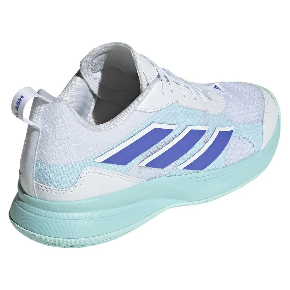 Womens AvaFlash Tennis Shoes White and Cobalt Blue