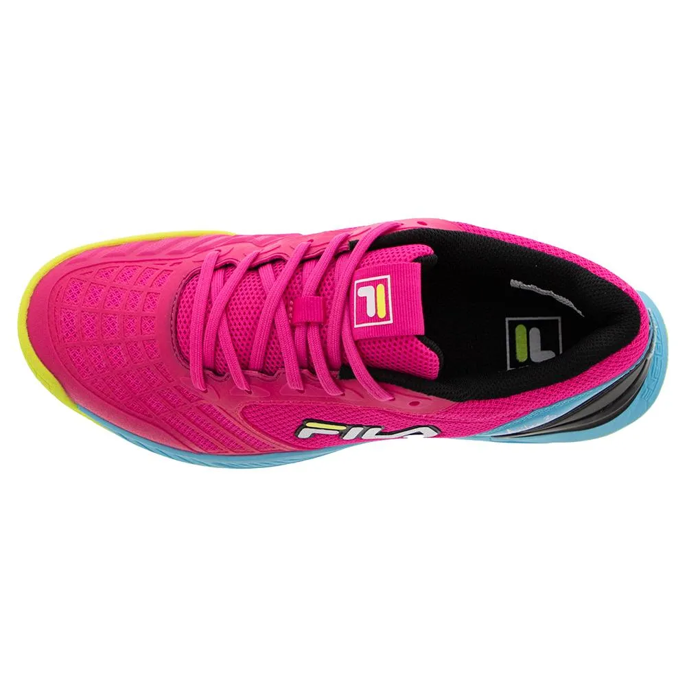 Women's Axilus 3 Tennis Shoes Pink Glo and Bluefish