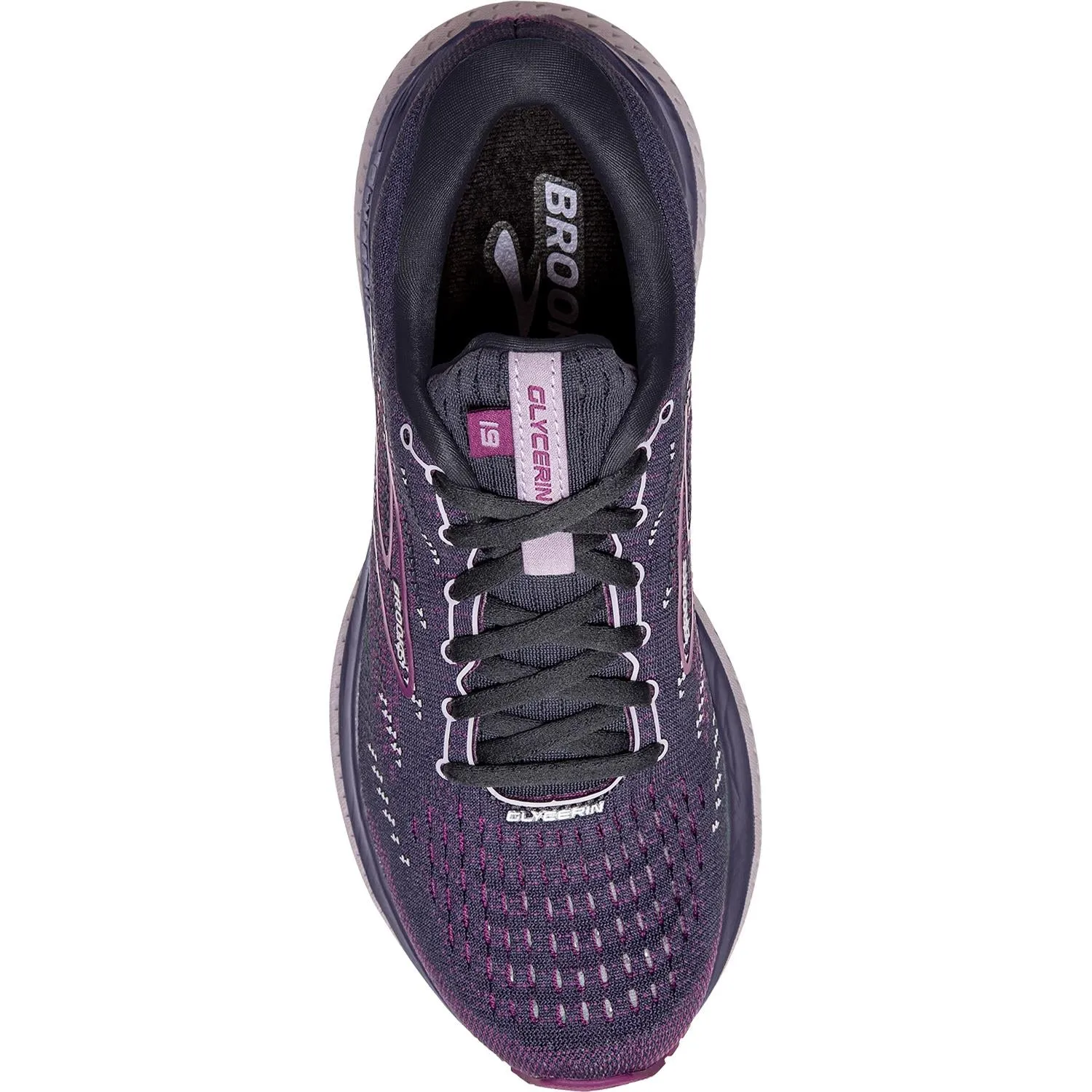 Women's Brooks Glycerin 19 Ombre/Violet/Lavender Mesh