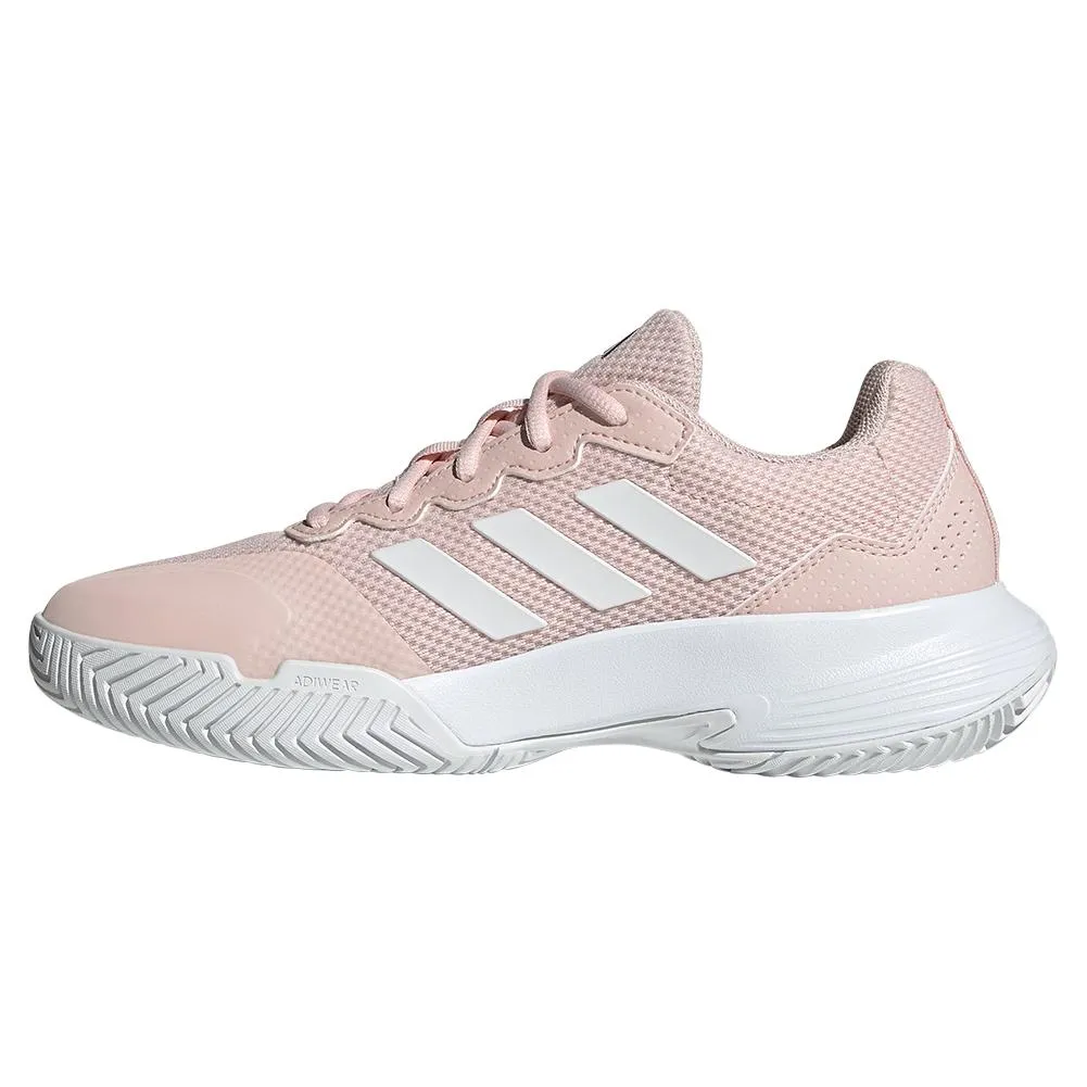 Womens GameCourt 2 Tennis Shoes Sandy Pink and White