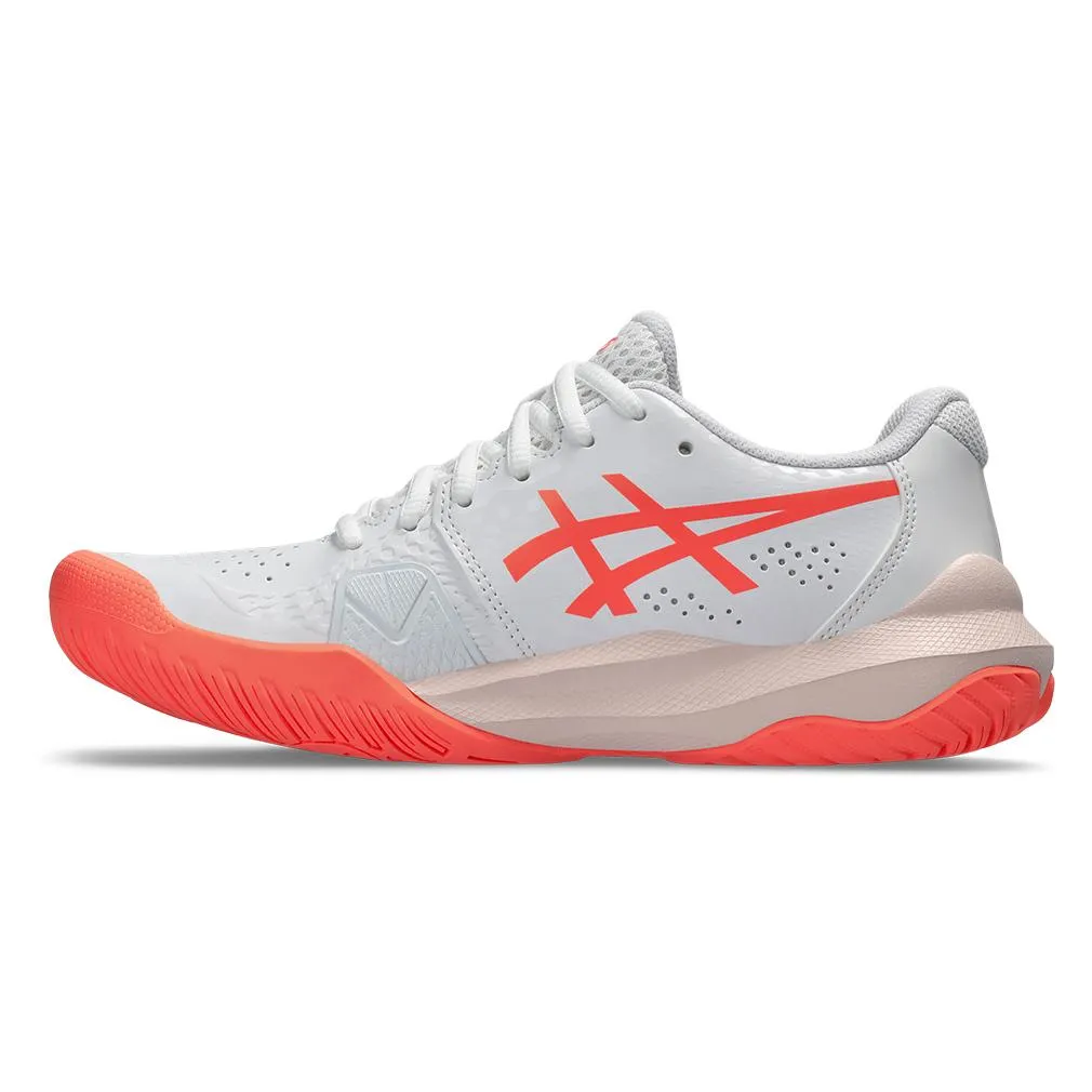 Women's Gel-Challenger 14 Tennis Shoes White and Sun Coral