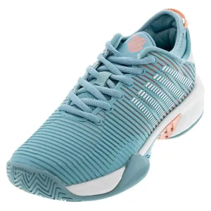 Women's Hypercourt Supreme Tennis Shoes Nile Blue and Blanc de Blanc