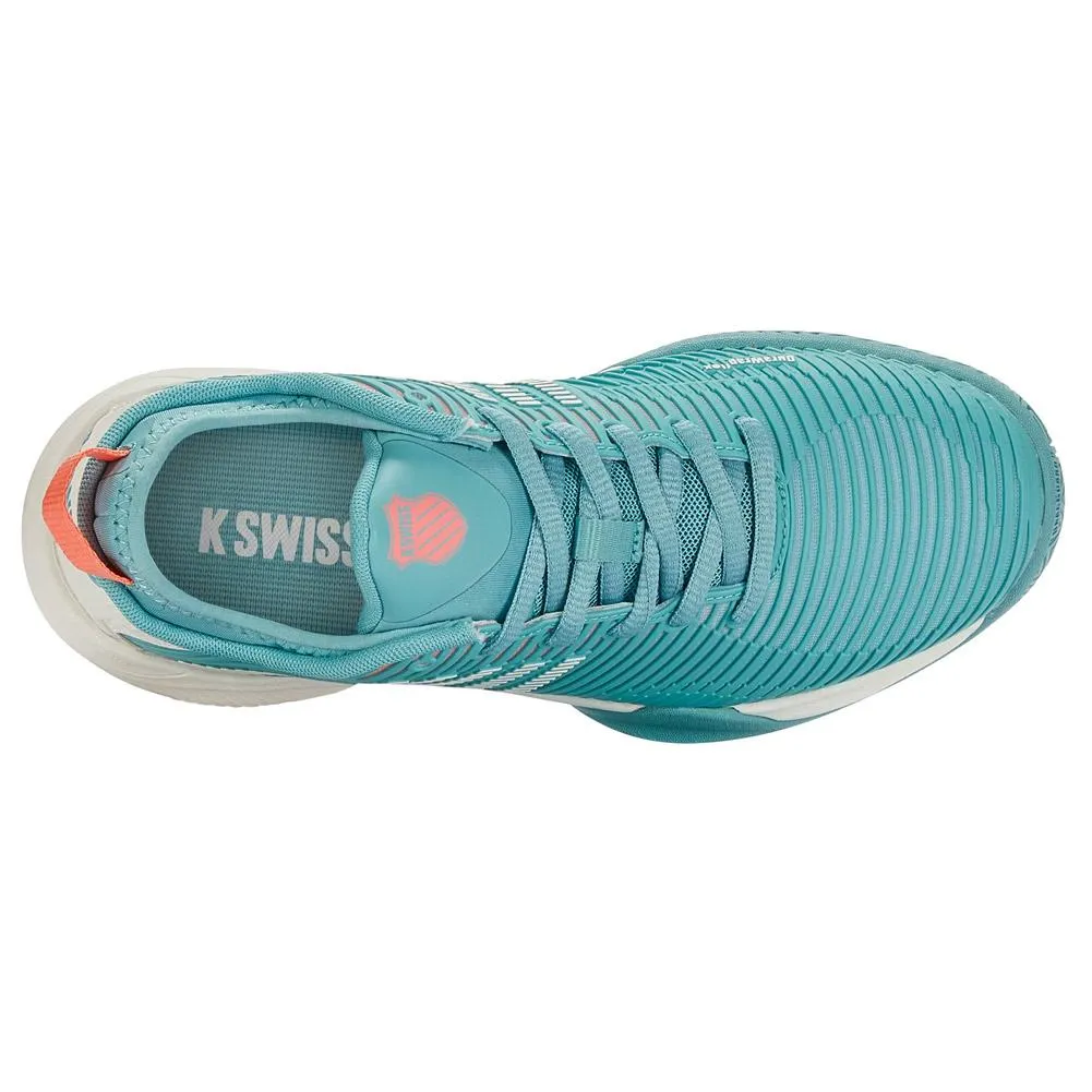 Women's Hypercourt Supreme Tennis Shoes Nile Blue and Blanc de Blanc