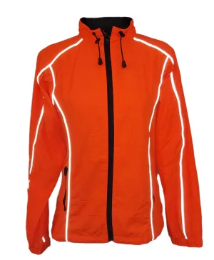 Women's Reflective 360 Windbreaker - Orange